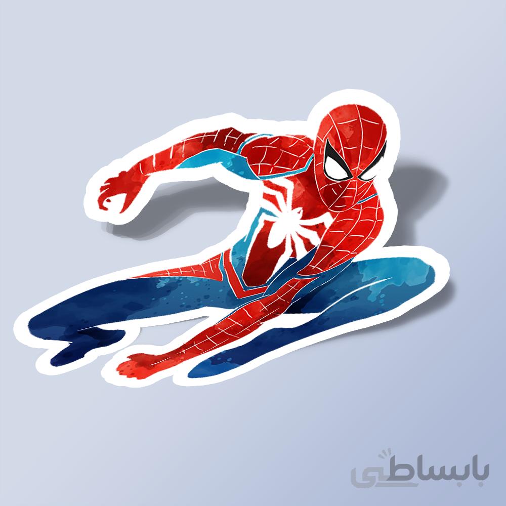 استیکر Spiderman Watching