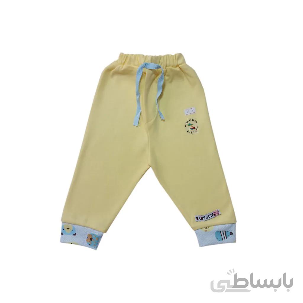 شلوار نوزادی بی بی سان طرح باغ وحش
