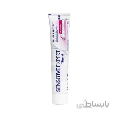 خمیر دندان سنستیو اکسپرت مدل Original سیگنال 100 گرم ا Signal Sensitive Expert Model Original Toothpaste 100 g