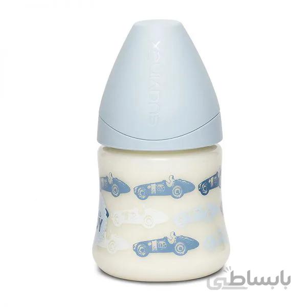 شیشه شیر 150 میل طرح ماشین ها سواوینکس Suavinex