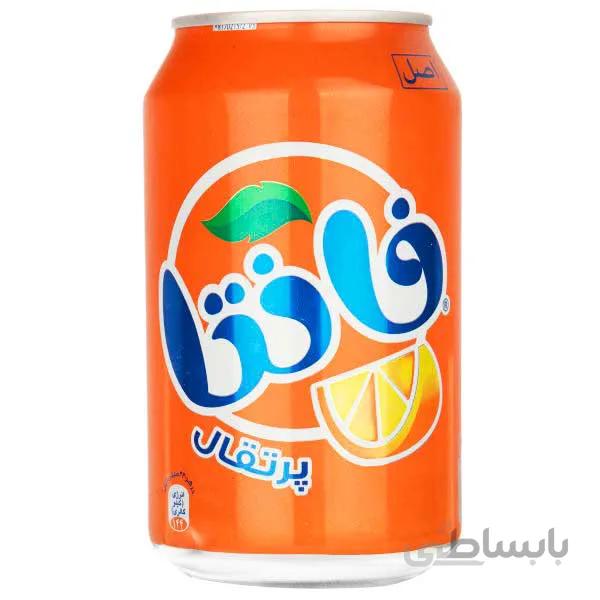 نوشابه پرتقالی فانتا حجم 330 میلی لیتر
