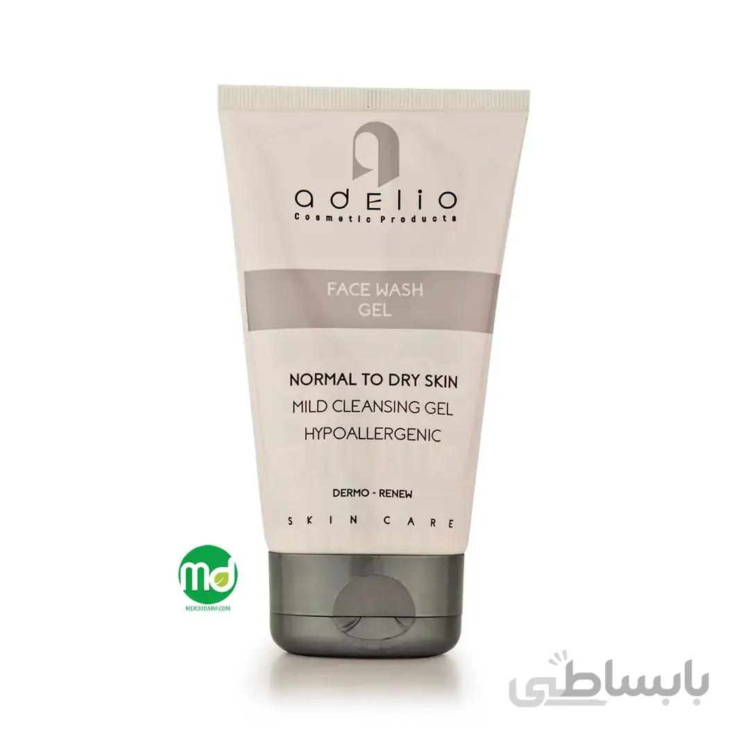 ژل پاک کننده صورت ادلیو مخصوص پوست های خشک 150ml