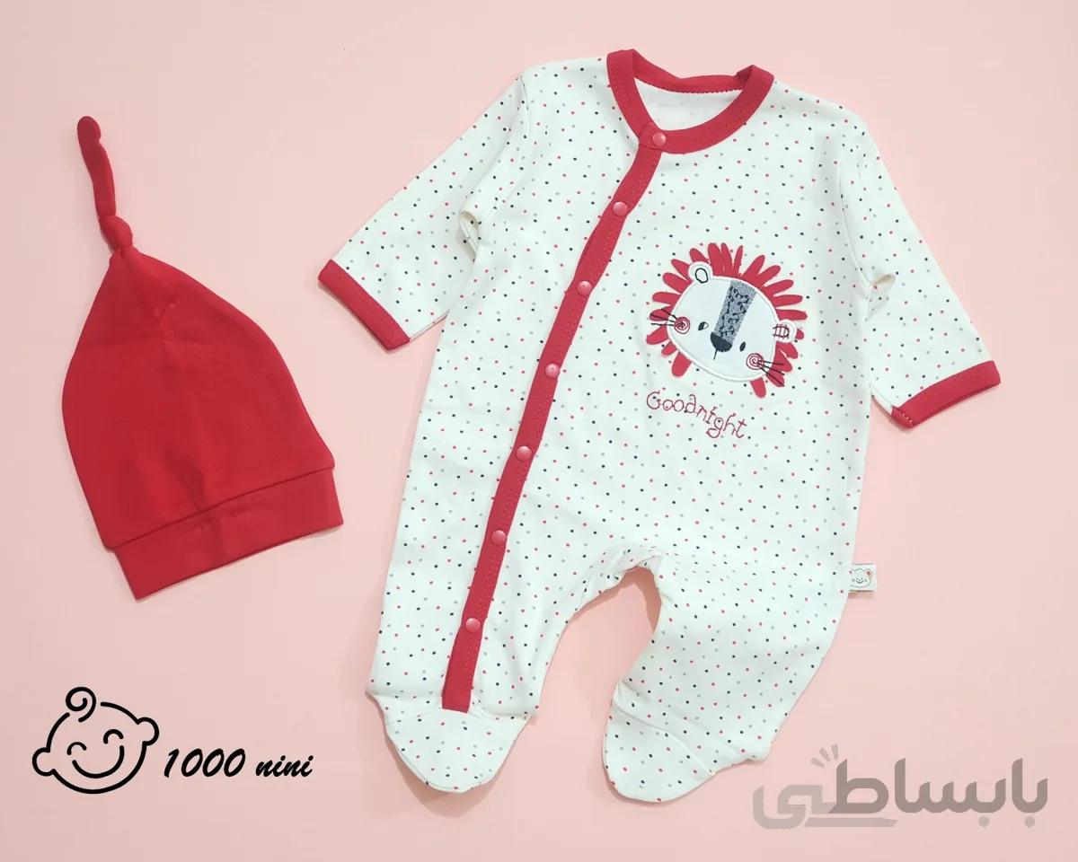 سرهمی کلاه شیر خالخالی قرمز ترک minisse