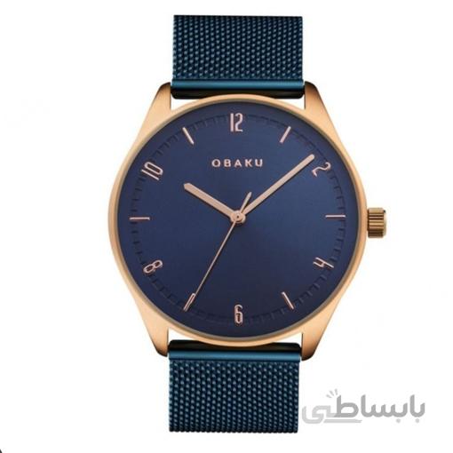 ساعت مچی مردانه اباکو Obaku اورجینال مدل V235GXVLML