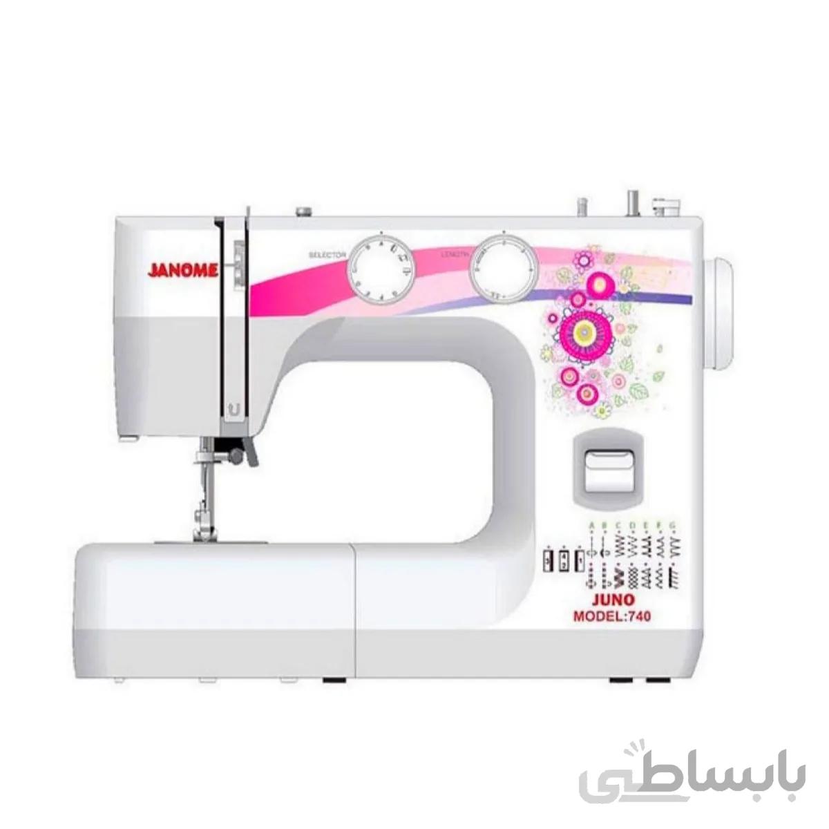 چرخ خیاطی ژانومه 740 JANOME JUNO ا JANOME JUNO 740 SEWING MACHINE