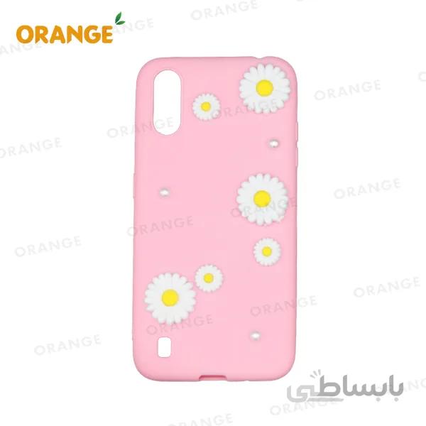 قاب گوشی سیلیکونی گل دار برند سامسونگ مدل A01