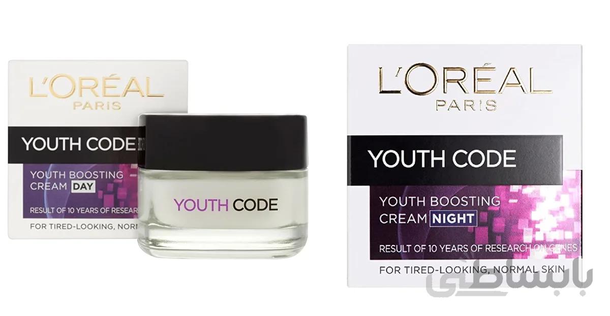 کرم روز ضد چروک l oreal paris youth code 50 میلی لیتر