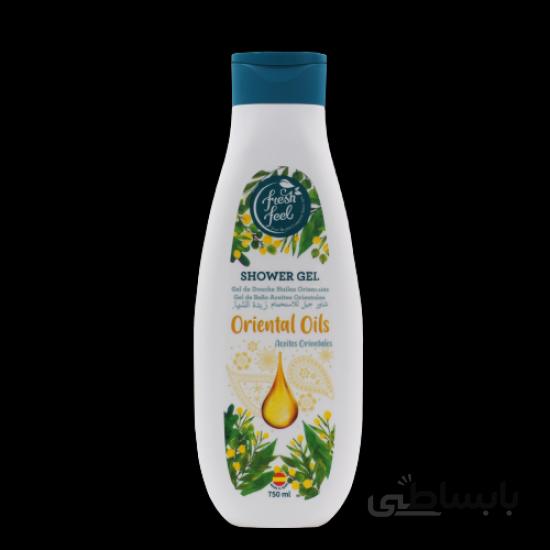 شامپو بدن Fresh Feel اسپانیا حاوی روغن های شرقی حجم 750 میل