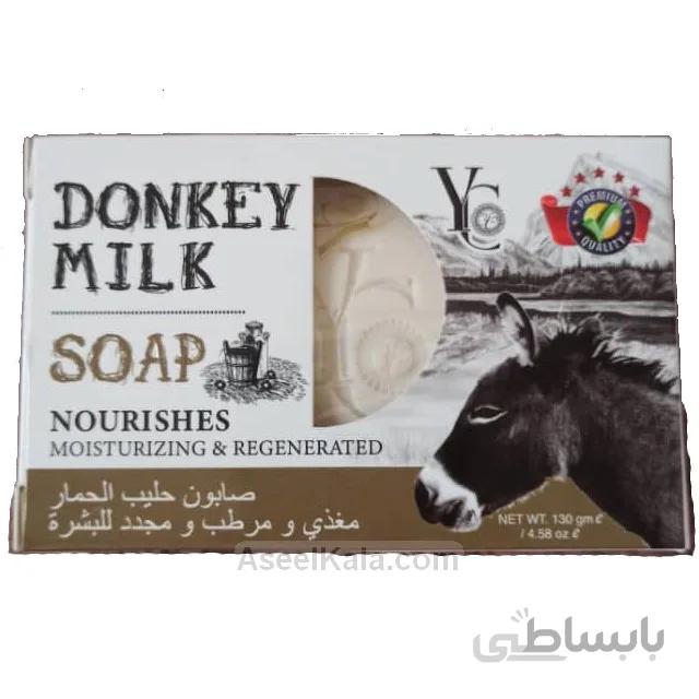 صابون شیر الاغ تایلندی وای سی YC وزن 130 گرم