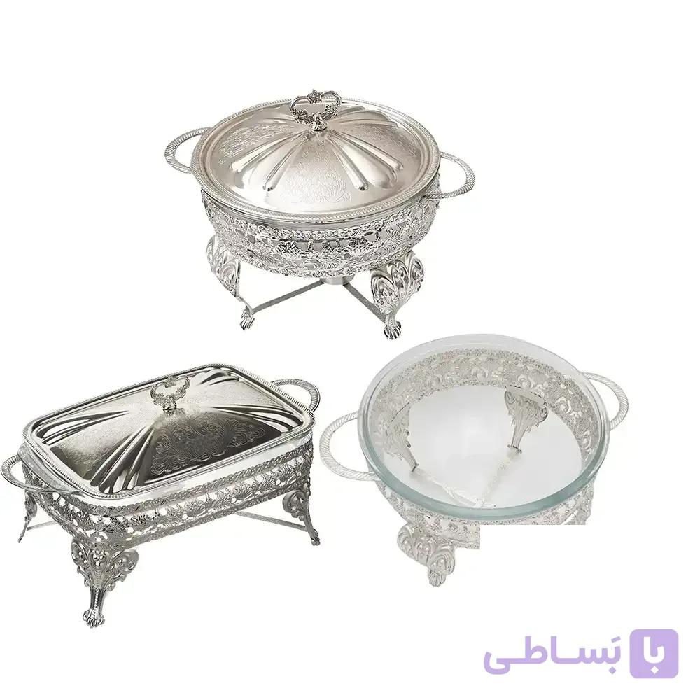 ظروف سوفله دیانا  مدل گلدیس مجموعه سه عددی