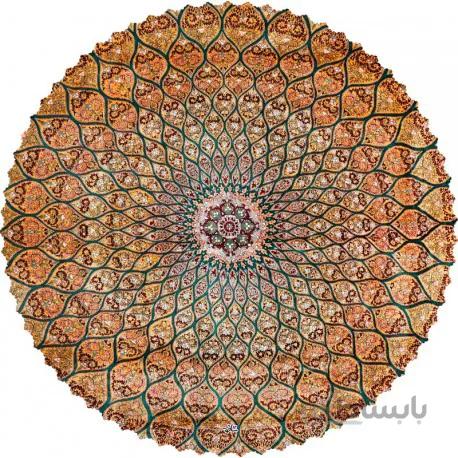 رومیزی مخمل دایره فرش ماهی