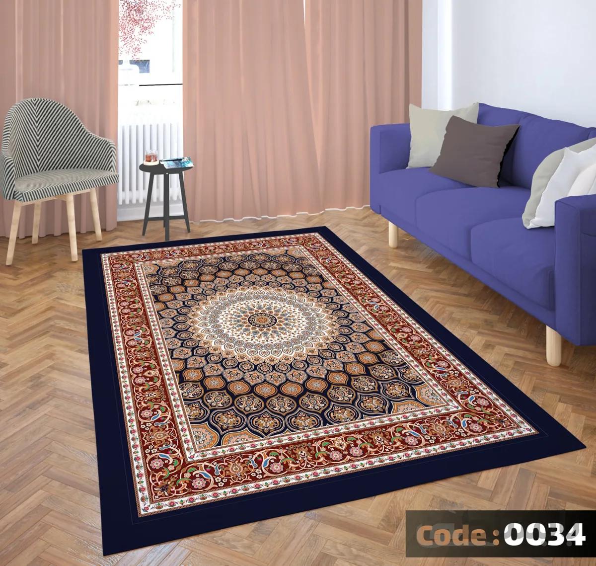 روفرشی طرح سامینا زمینه سرمه ای