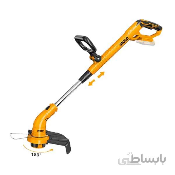 علف زن شارژی 20 ولت اینکو مدل CGTLI20018