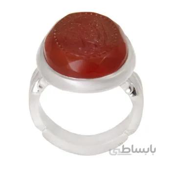 انگشتر نقره مردانه مدل سنگ عقیق رکاب دست ساز کد am_1953