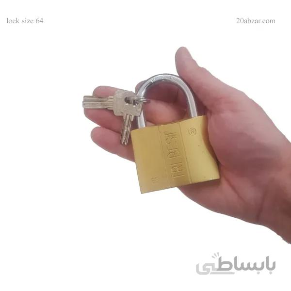 قفل آویز سایز ۶۳ کلید ناودانی