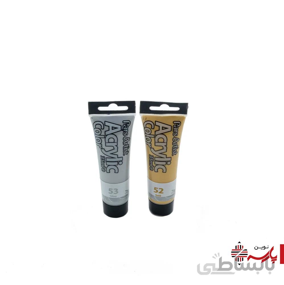 رنگ اکریلیک متالیک 35 میل پارس آرتیست [رنگ:طلایی 52]