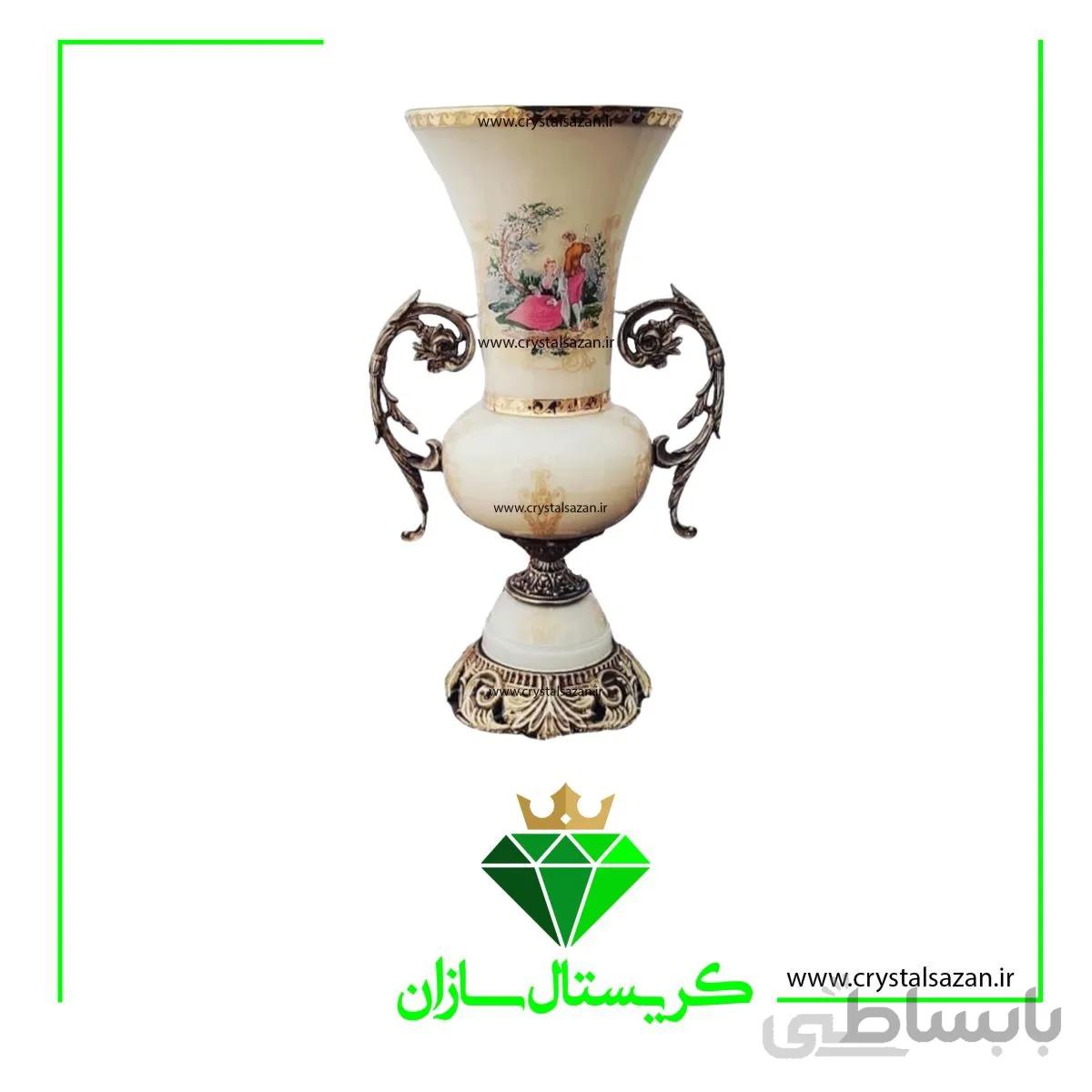 گلدان کریستال کد G1308 کریستال سازان