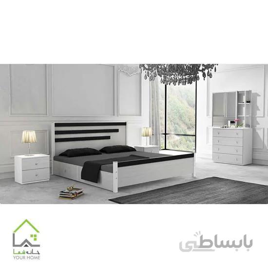 میز آرایش و تختخواب دو نفره رادو
