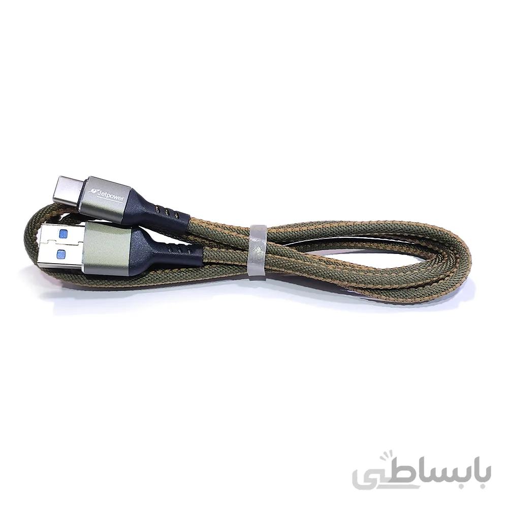 کابل Micro USB جت پاور مدل Jetpower Cotton JP-004m طول 1متر