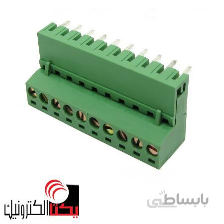 ترمینال فونیکس 9 پین رایت انگل بافاصله پایه 5.08