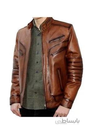 کاپشن چرم طبیعی خاص مردانه برند bulutleather کد ty67960292