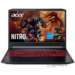 لپ تاپ 15 اینچی ایسر مدل Acer Nitro 5 AN515 i5-11400H ا Acer Nitro 5 AN515 i5(11400H)-8GB-256GB-4GB(GTX 1650) Full HD