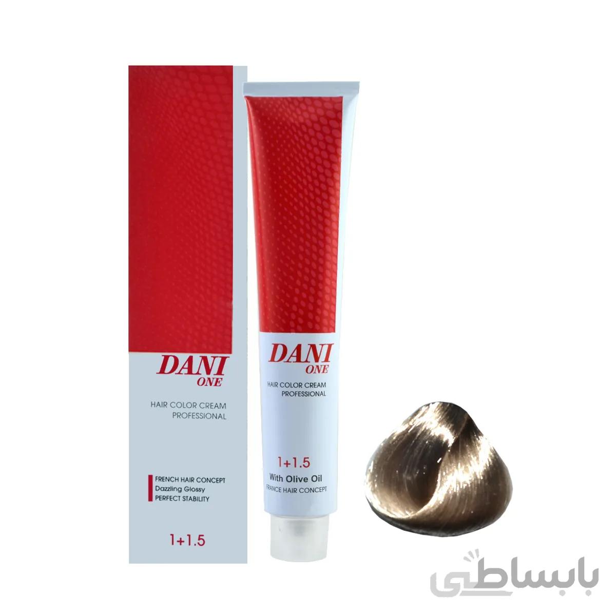 رنگ مو دنی وان شماره 12.1حجم 100 میلی لیتر رنگ بلوند دودی خیلی روشن