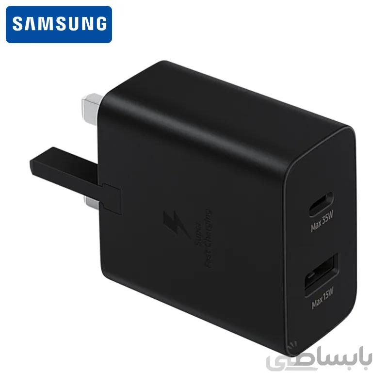 شارژر اصلی سامسونگ 35 وات سوپر فست شارژ Samsung EP-TA220 Power Adapter Duo 35W