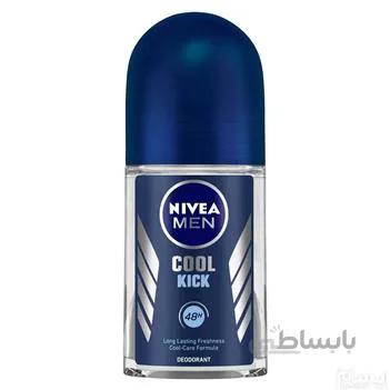 رول ضد تعریق مردانه نیوآ مدل Cool Kick حجم 50 میلی لیتر ا Nivea Cool Kick For Men Roll-On Deodorant 50ml