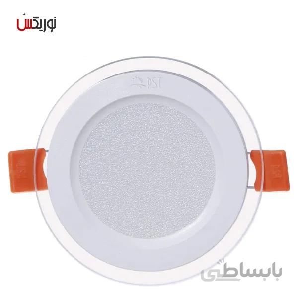 پنل ال ای دی توکار گلاریس 9 وات دایره پارس شعاع توس (50 عددی)