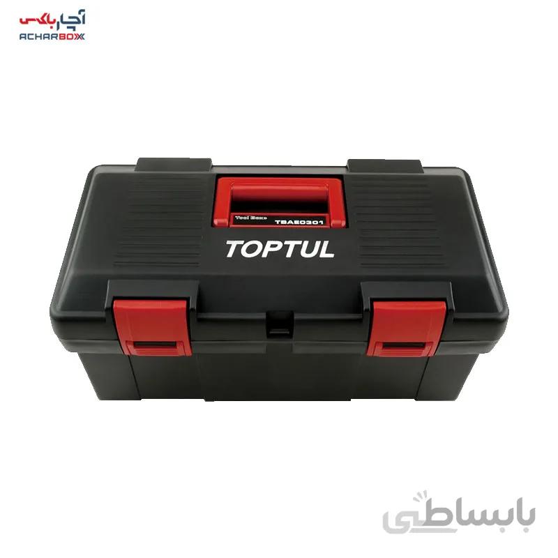 جعبه ابزار مشکی تاپ تول مدل TOPTUL TBAE0301