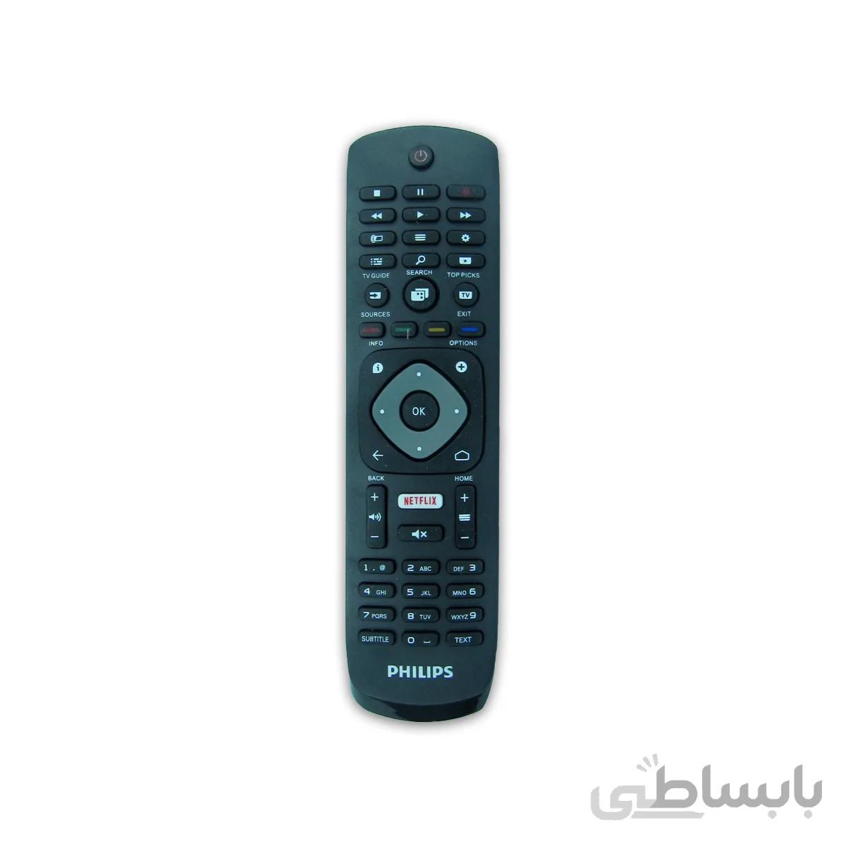 کنترل تلویزیون ال ای دی led فیلیپس philips مدل اینترنت دار netflix