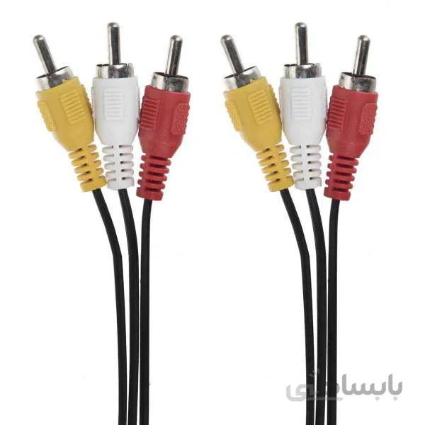 کابل 3 جک RCA به 3 جک RCA مدل AV طول 1.5 متر