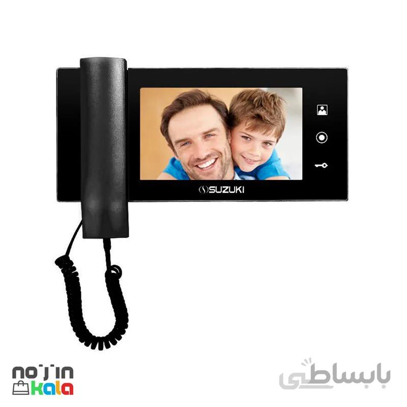 آیفون تصویری 7 اینچ حافظه دار مدل 720M مشکی سوزوکی