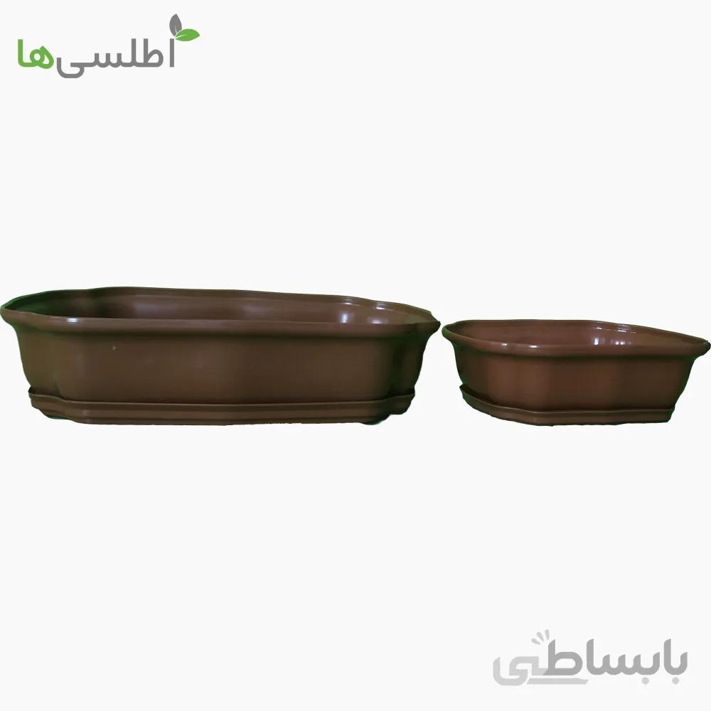 گلدان و زیر گلدان بونسای
