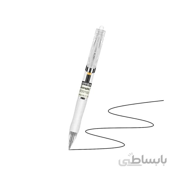 خودکار 12 عددی گوانگبو GuangBo Gel Ink Pen Pen Bullet Tip 0.5mm B72015D