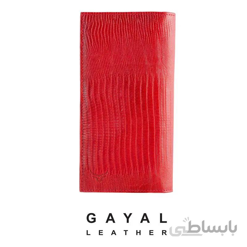 کیف پول زنانه گَیال چرم W35 قرمز