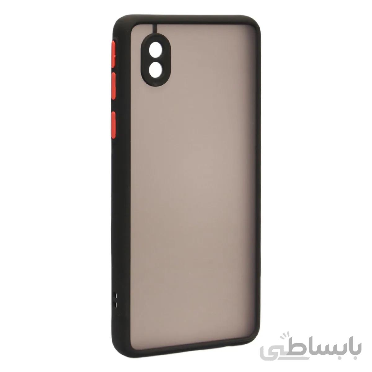 قاب پشت مات محافظ لنزدار Samsung A01 Core-مشکی