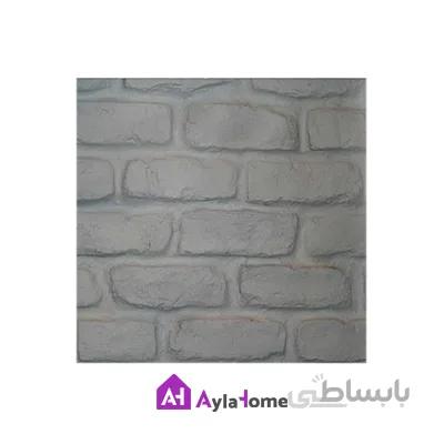 پانل دیوارپوش کامپوزیت فایبرگلاس طرح آجر نامنظم درجه یک (بدون رنگ)