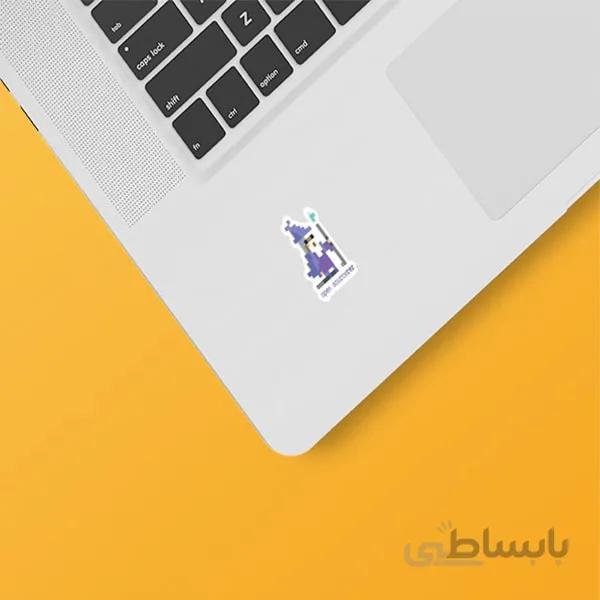 استیکر لپ تاپ طرح برنامه نویسی ۳۲