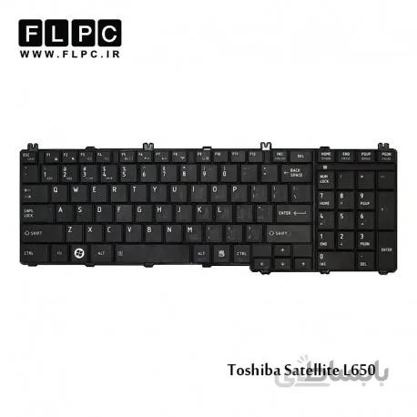 کیبورد لپ تاپ توشیبا L650 مشکی Toshiba Satellite L650 Laptop Keyboard