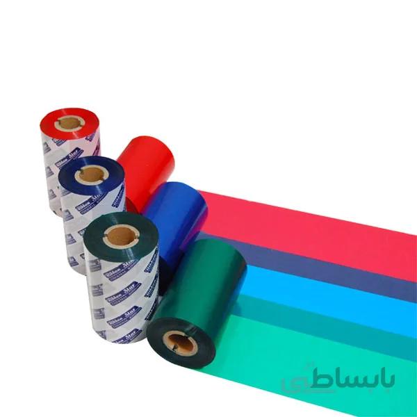 ریبون رنگی چاپ بارکد WAX 110*300