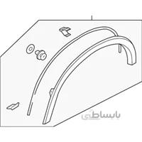 شلگير کماني عقب راست اصلی میتسوبیشی ( Genuine parts ) - ای اس ایکس