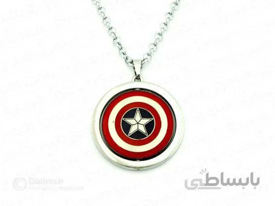 گردنبند سپر چرخان کاپیتان آمریکا fan-n-3