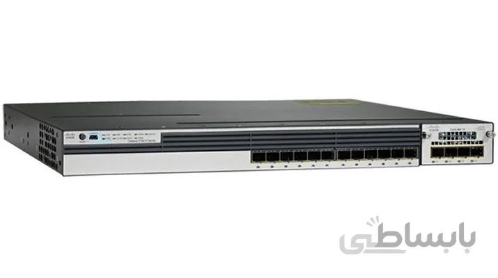 سوئیچ ۱۲ پورت سیسکو مدل WS-C۳۷۵۰X-۱۲S-S ا CISCO WS-C3750X-12S-S 12Port 10/100/1000 SFP Switch