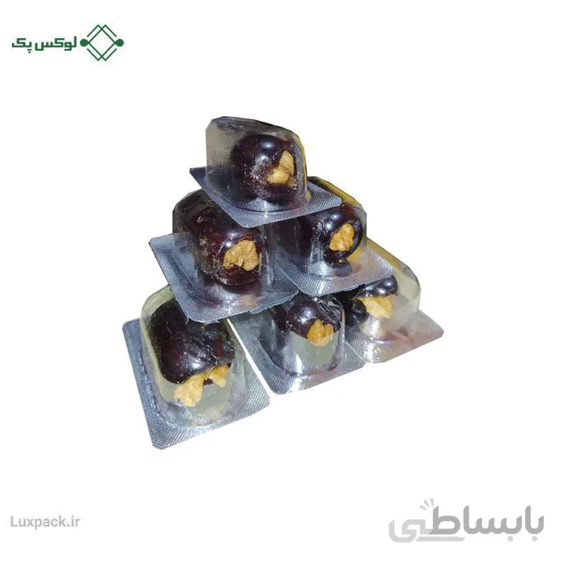 خرما بسته بندی تک نفره با مغز گردو