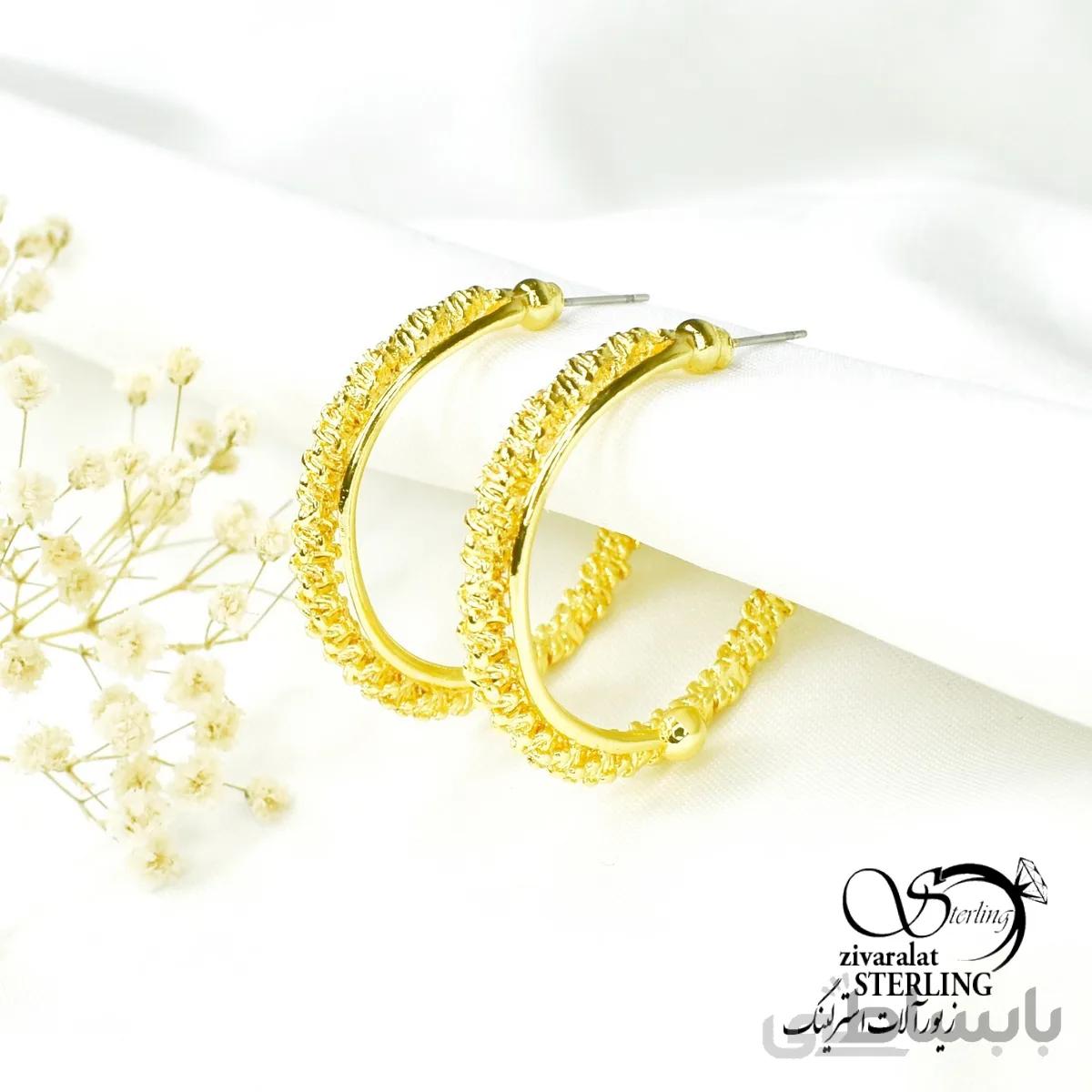 گوشواره ترک دست ساز زنانه کد 6175