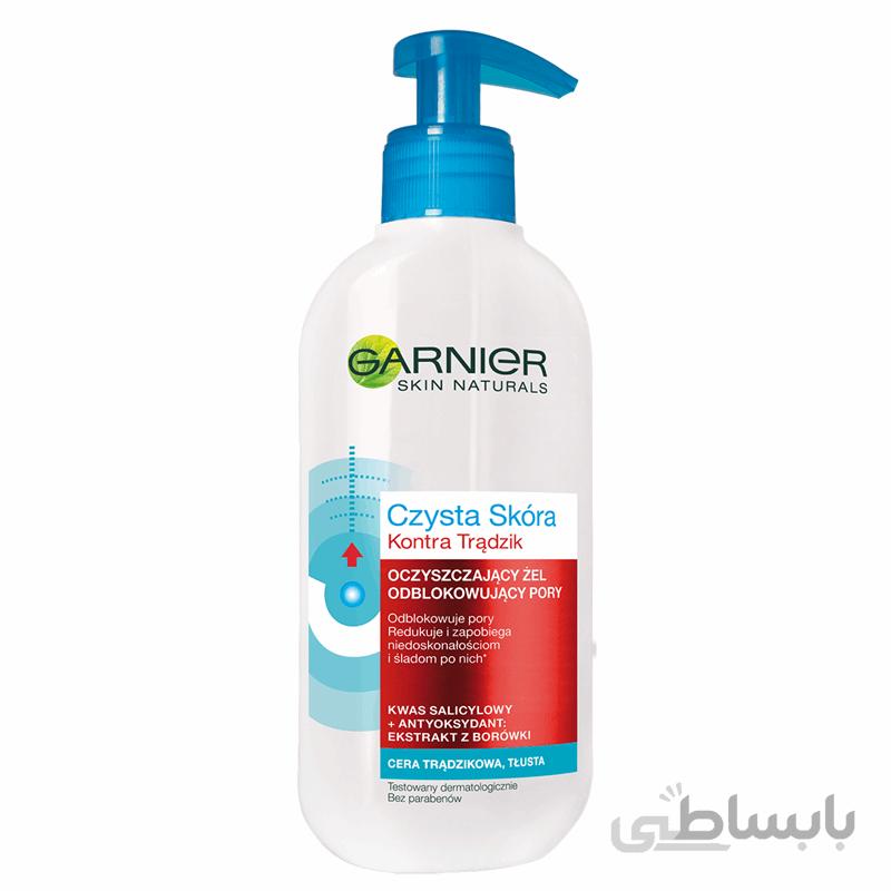 ژل شستشوی پیور اکتیو گارنیر Garnier Czysta Skora Kontra 200ml