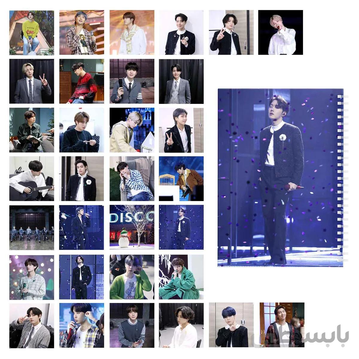 مجموعه 32 عددی فتوکارت BTS Life به همراه دفتر یادداشت کد 10111223