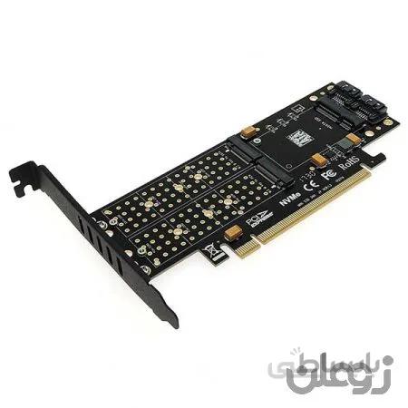 کارت توسعه PCI-E افزایش M.2 NVMe و M.2 NGFF و mSATA